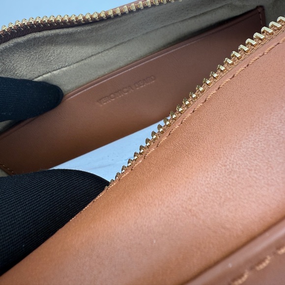 Veronica Beard NWT Boxy Top-Handle Bag Tan Hazel - Picture 8 of 15